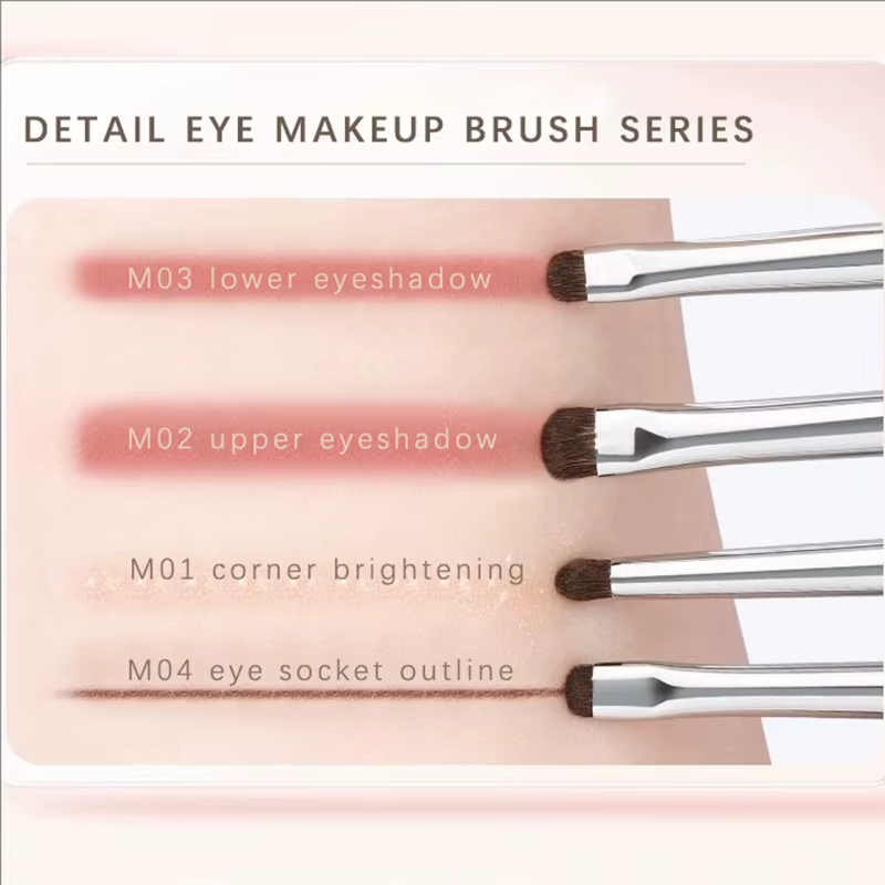 Pinceau de maquillage pour détails des yeux en crin de cheval