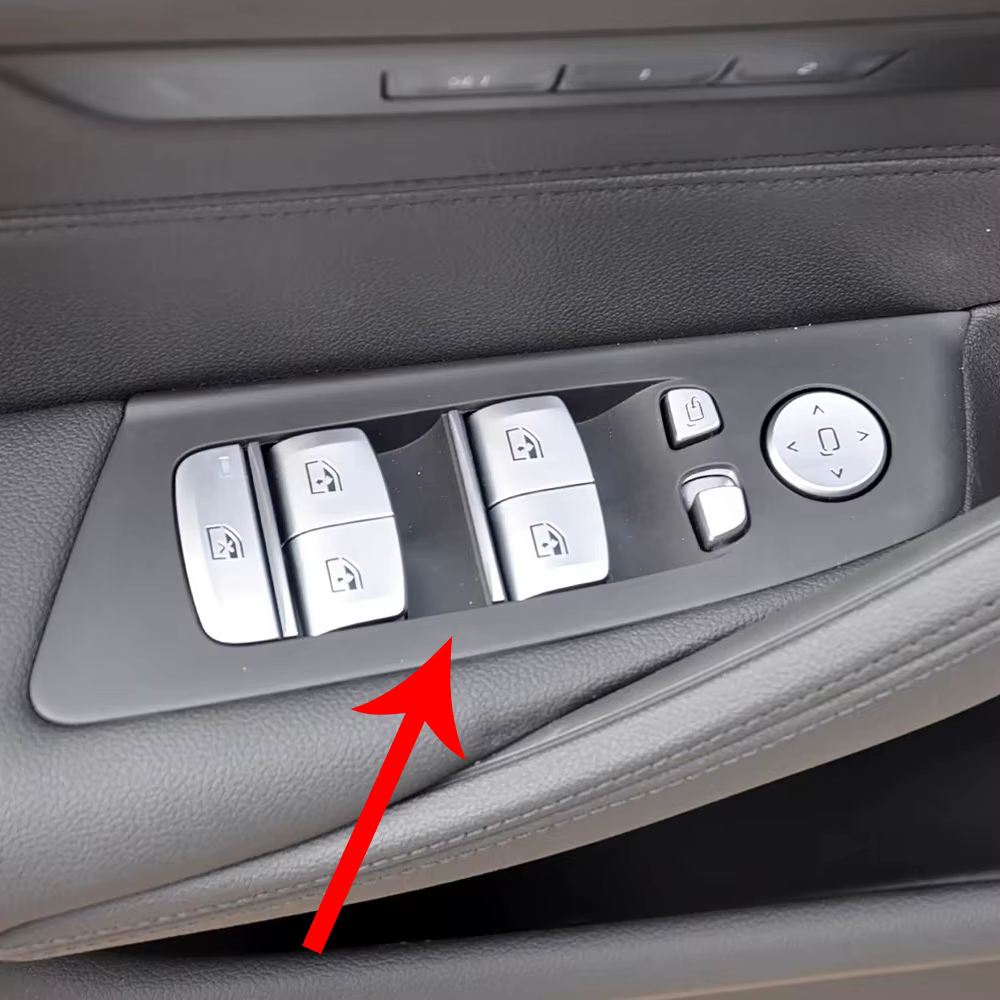 Pour BMW série 5 G30 G31 F90 525i 530i 540i intérieur de voiture avant arrière porte fenêtre ascenseur bouton de commutation panneau revêtement d'habillage remplacer