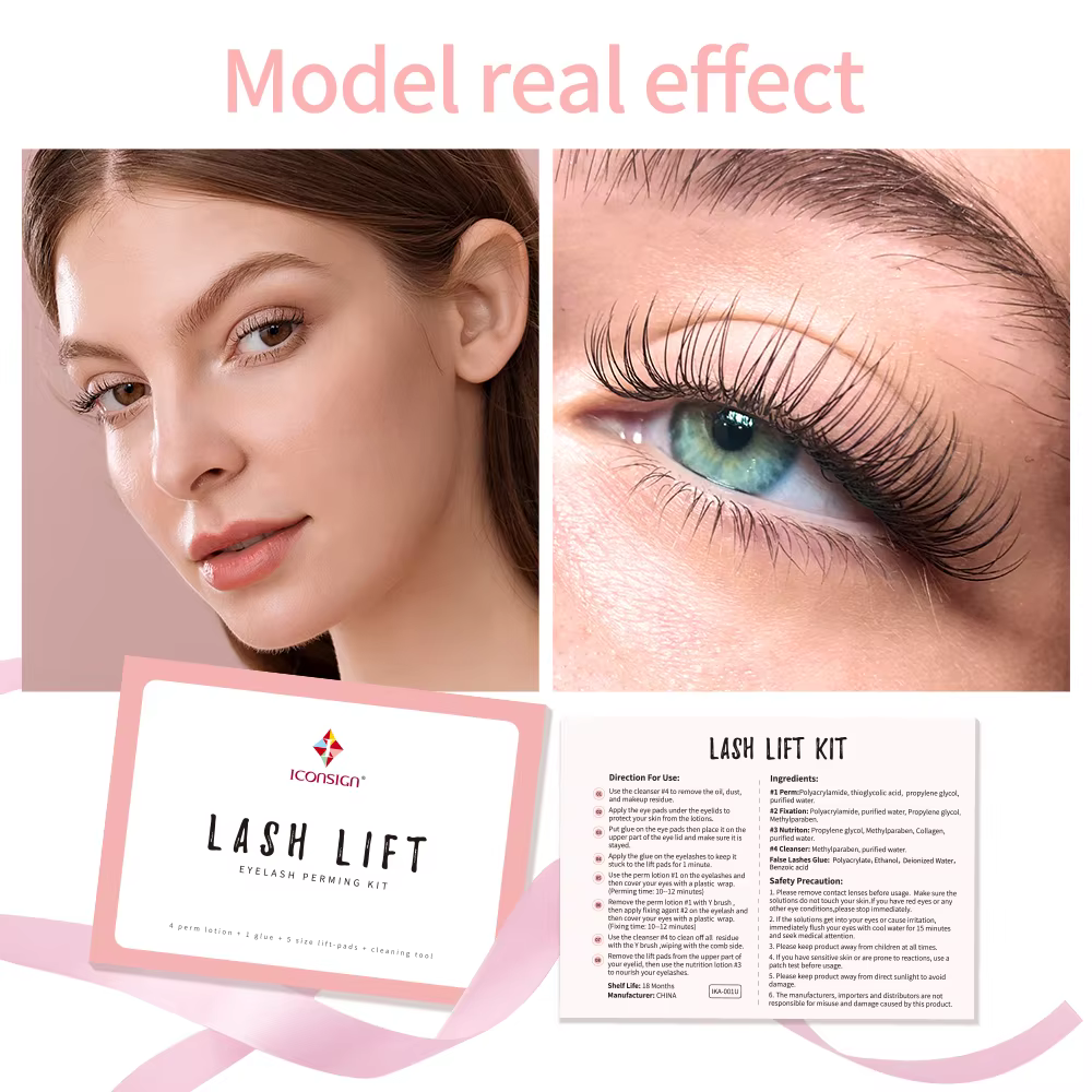 ICONSIGN Kit de levage de cils Lifiting rehausseur