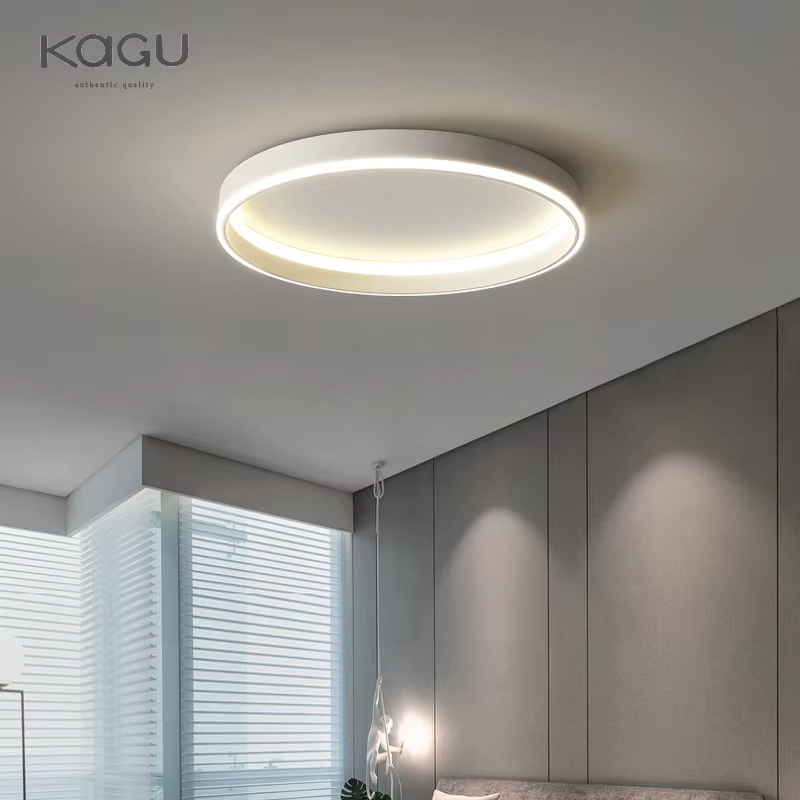 Plafonniers LED ronds simples pour chambre à coucher, lampes de décoration modernes pour la maison, éclairage nordique pour salon, lampe minimaliste pour chambre et bureau