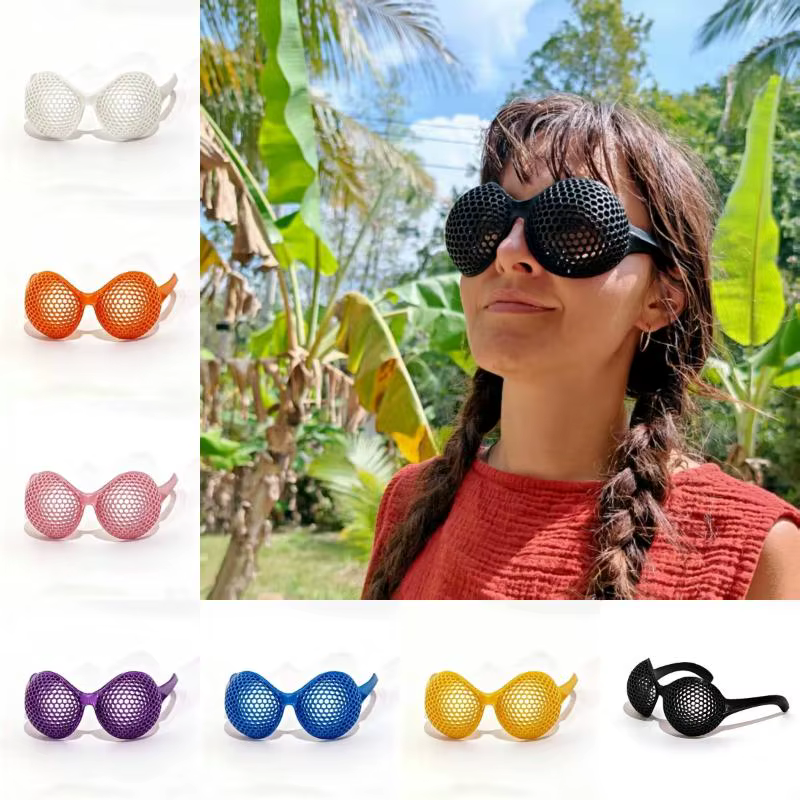 Lunettes amusantes en forme d'insectes avec détails 3D pour les créateurs et les concepteurs de costumes