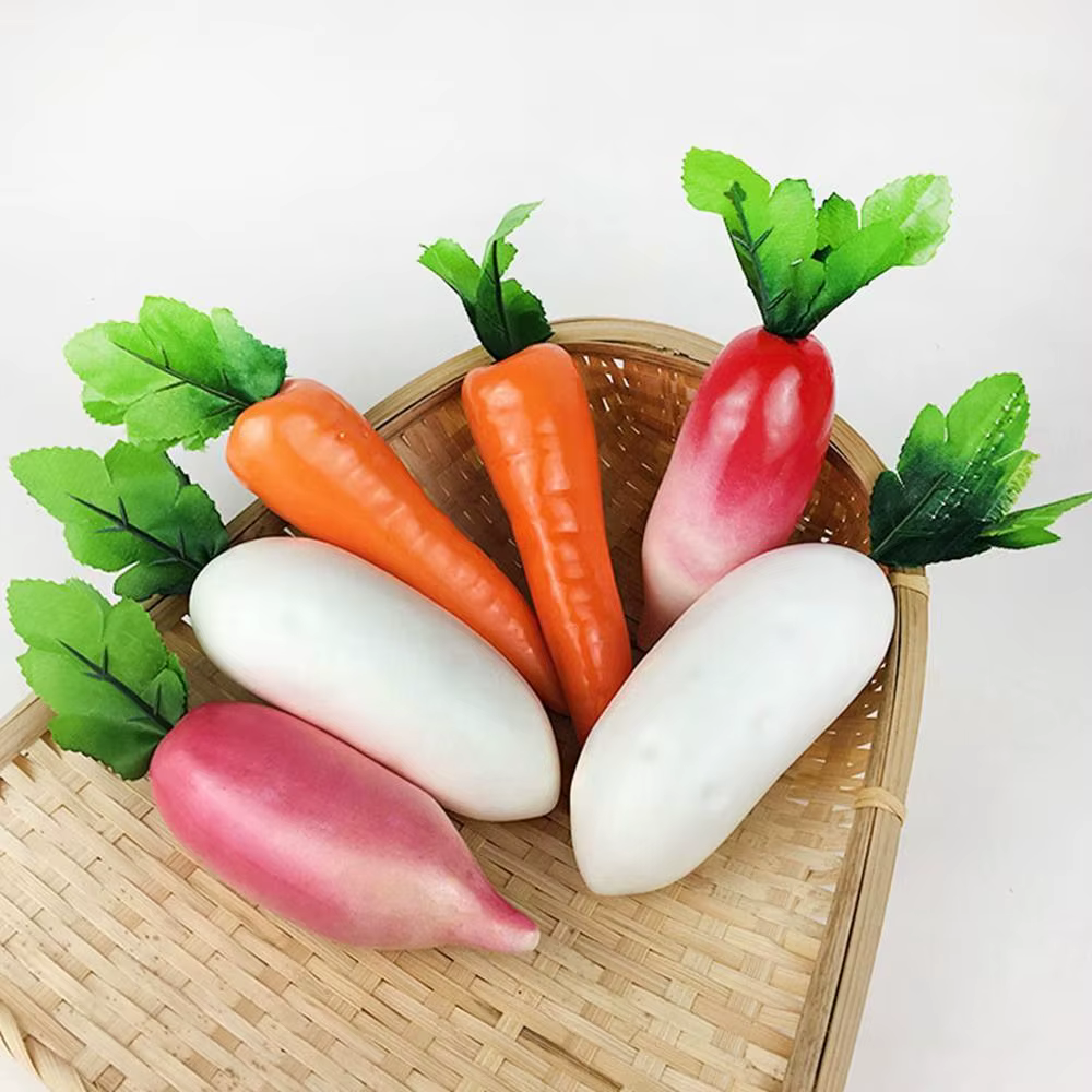 Carotte artificielle en mousse 3D, modèle de carotte DIY, accessoires de déguisement de légumes factices durables, accessoires photo