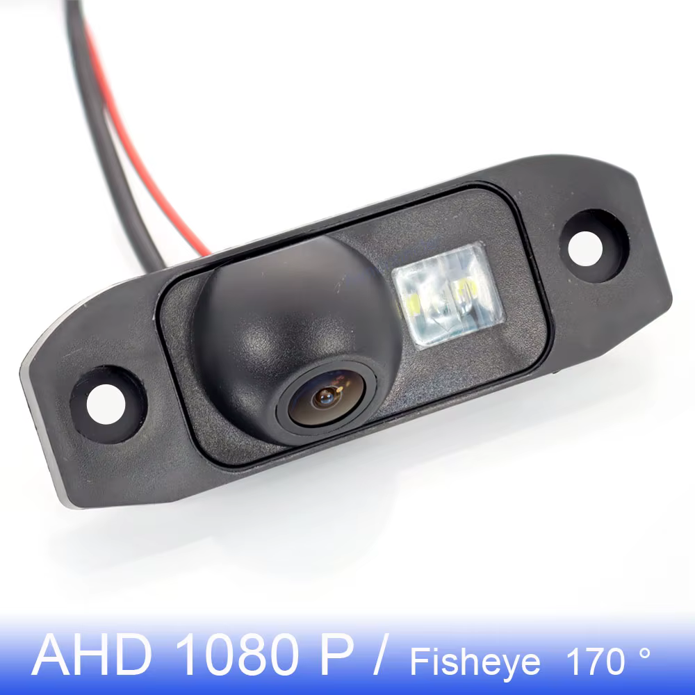 Caméra de recul de véhicule AHD 1080P 170 °, vision nocturne HD, barrage pour Volvo C70, V70, XC 70, XC70, V50, V60, XC90, XC60, S60, S60L