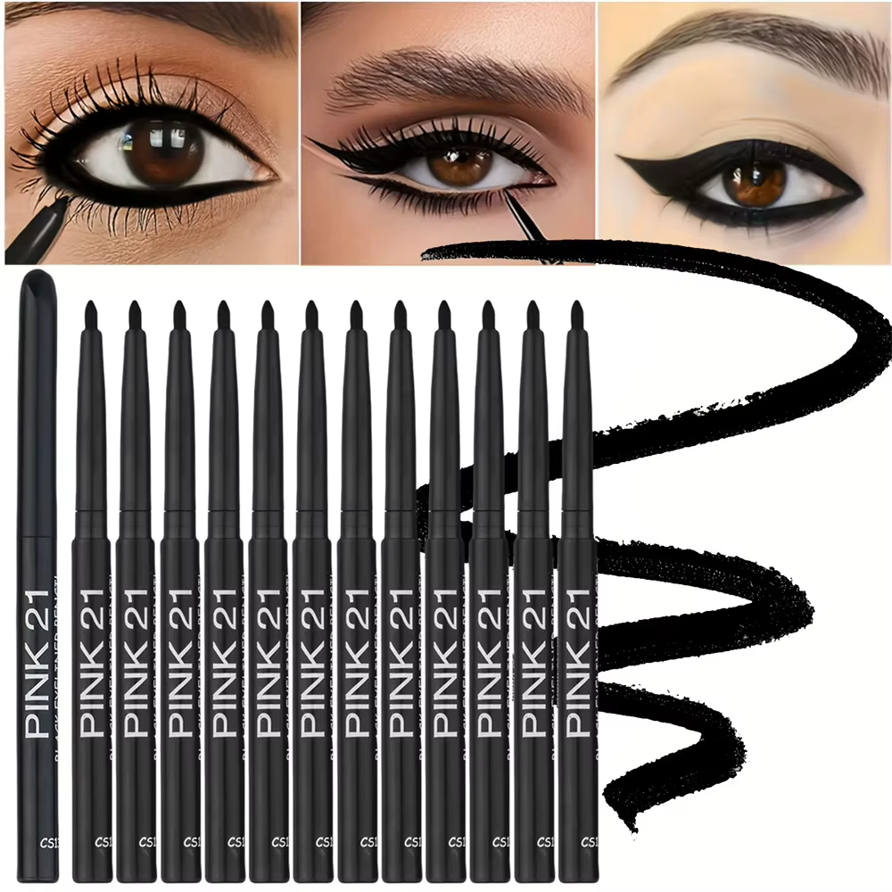 Crayons Eyeliner noirs longue durée