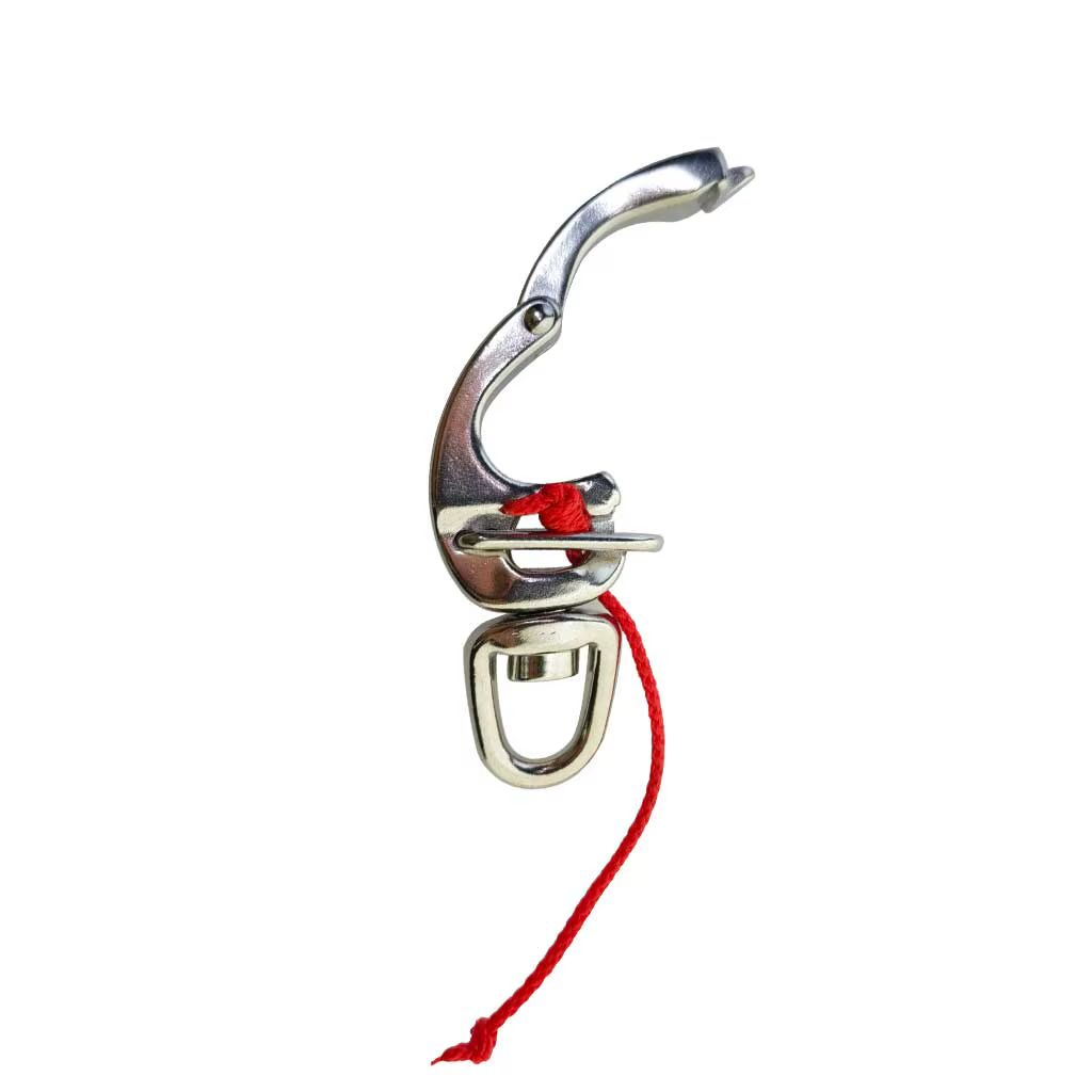 Manille à pression pour bateau à dégagement rapide, avec petit œil pivotant, 316 SS, Yacht, camion, voiture, appartement, RV, mousqueton à œil rapide