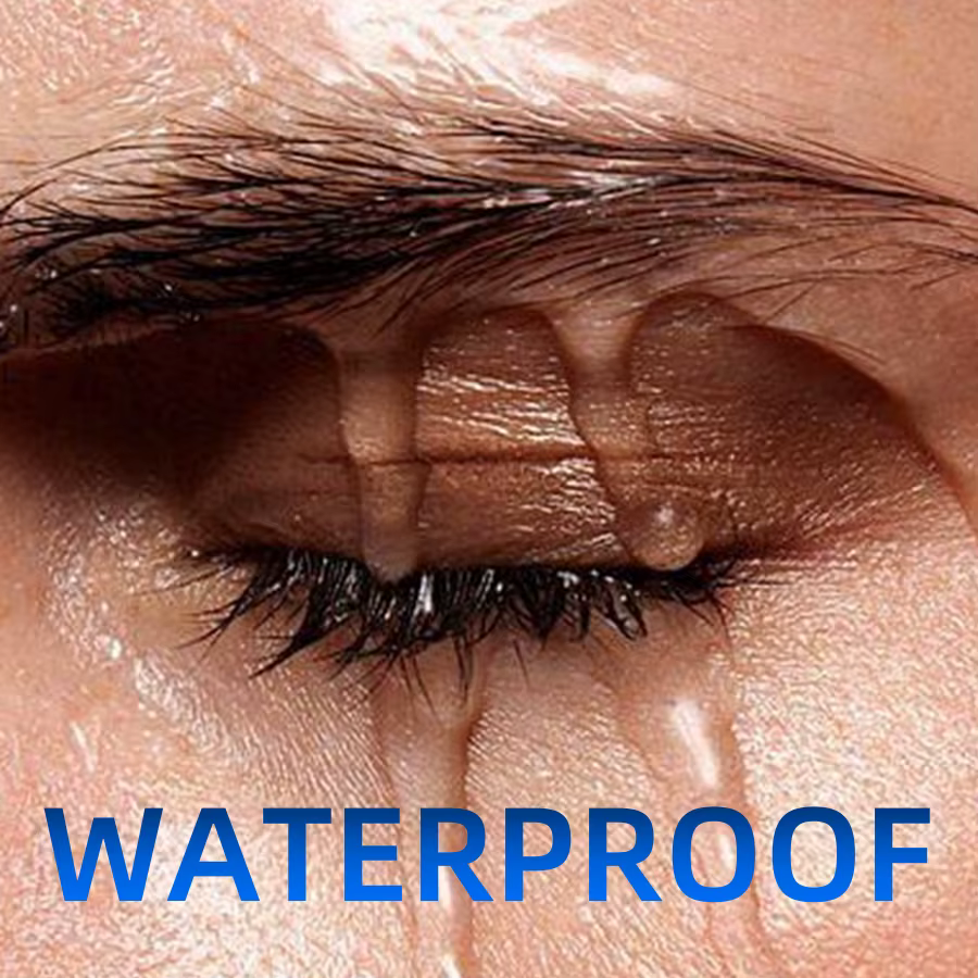 Mascara noir imperméable pour tous les produits de maquillage