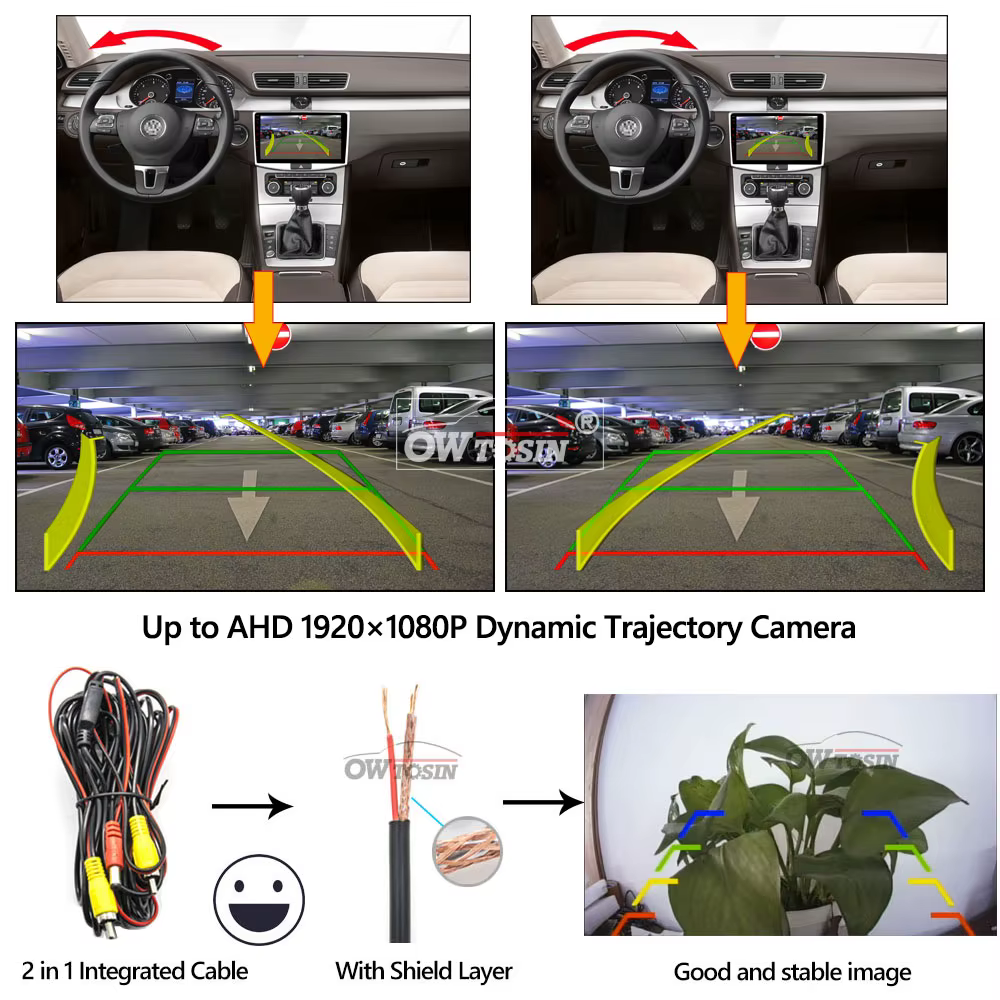 Caméra de voiture AHD 1920x1080P pour Honda CR-V SUV MK3 Insight MK2 2007 – 2014, moniteur vidéo de stationnement inversé, Vision nocturne étanche