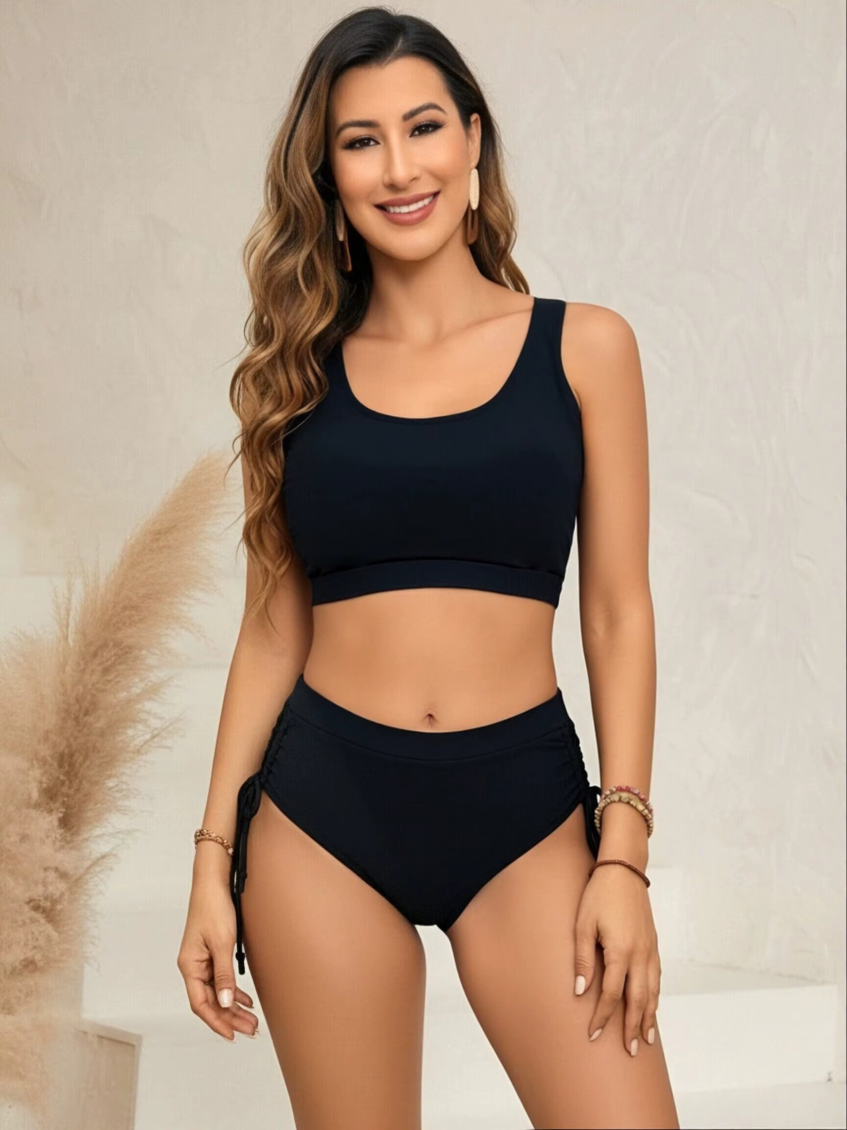 Culotte menstruelle taille haute pour homme, maillot de bain à absorption rapide, bas de bikini imperméable, vêtements de plage absorbants, culotte de règles