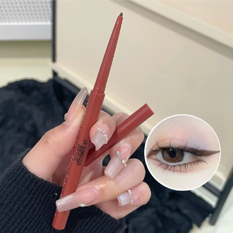 Crayon Eyeliner Gel Ultra-fin rose marron sous les yeux