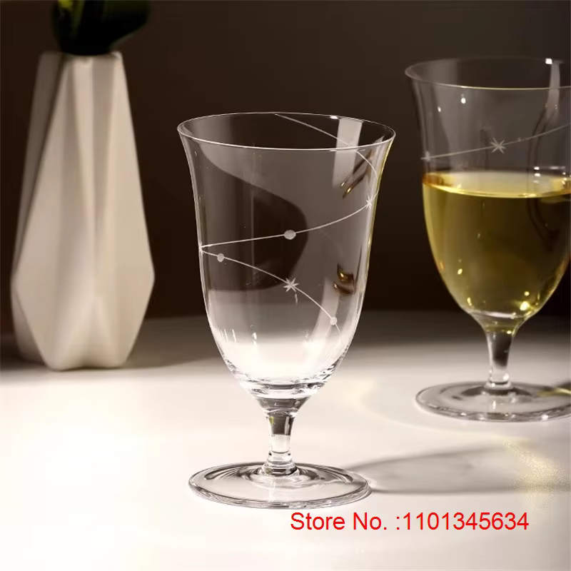 Verre à Vin Rouge Rétro Japonais Ultra-Mince, Gobelet Carapté, Star Trails, Verre de Voiture, observateur, Apéritif de Luxe, Tasse Fizz