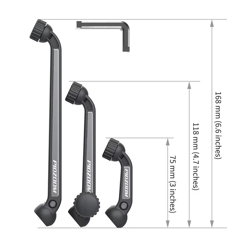Kit de base de rétroviseurs de casque et kit de bras – Améliorez la visibilité pour les motocyclistes