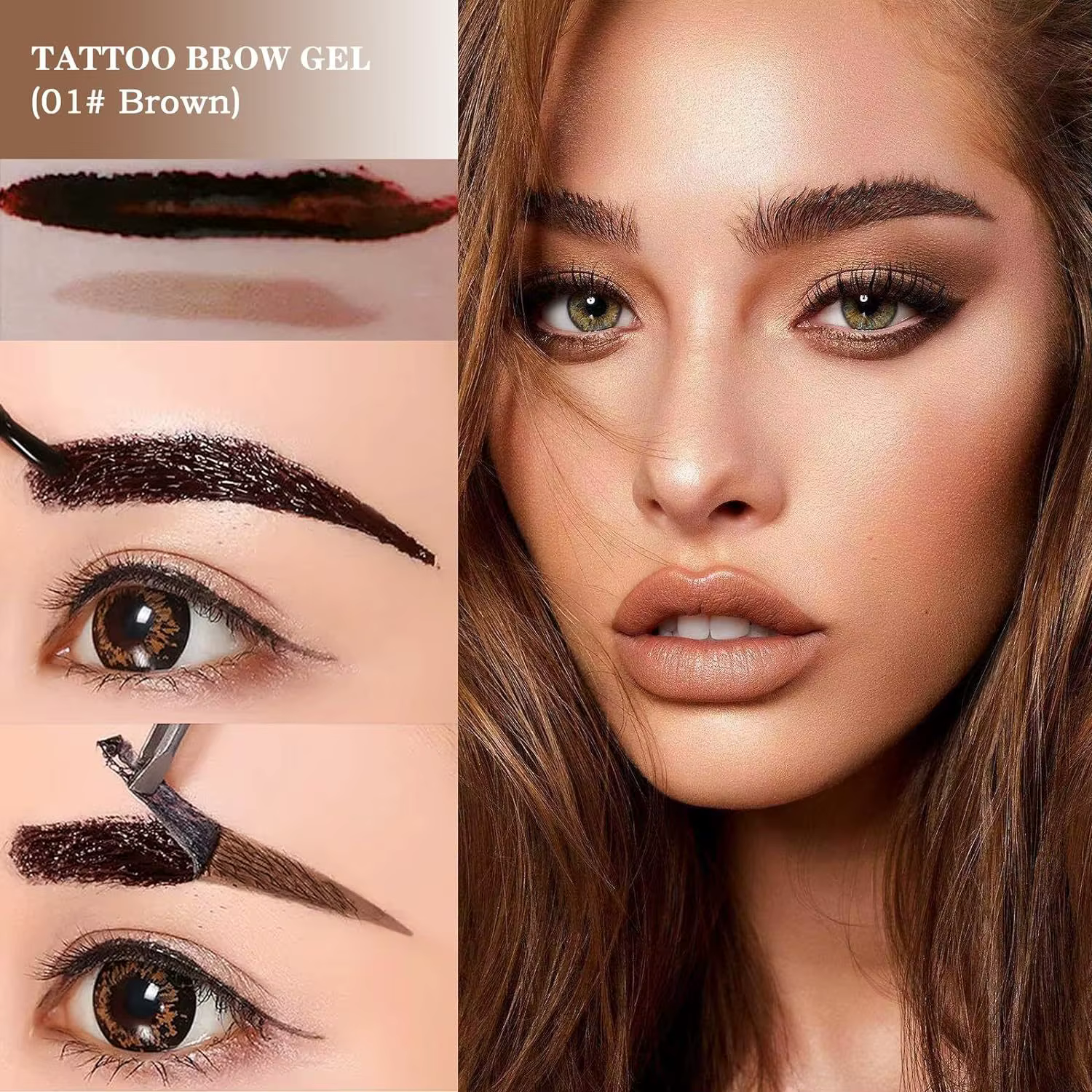 Gel imperméable pour embaudes sourcils