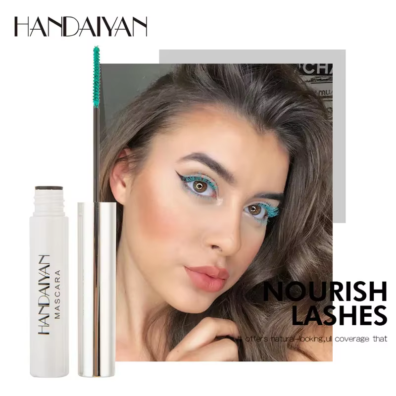 Mascara coloré 4D soie imperméable à l'eau séchage rapide Extension de cils Curl maquillage