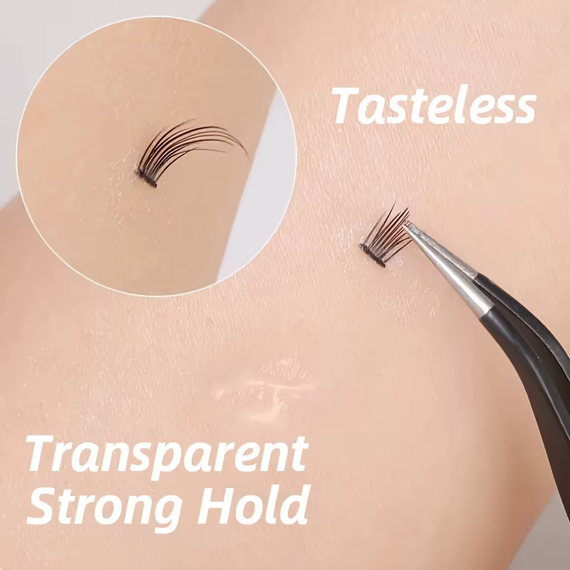 Adhésif pour cils imperméable et longue durée