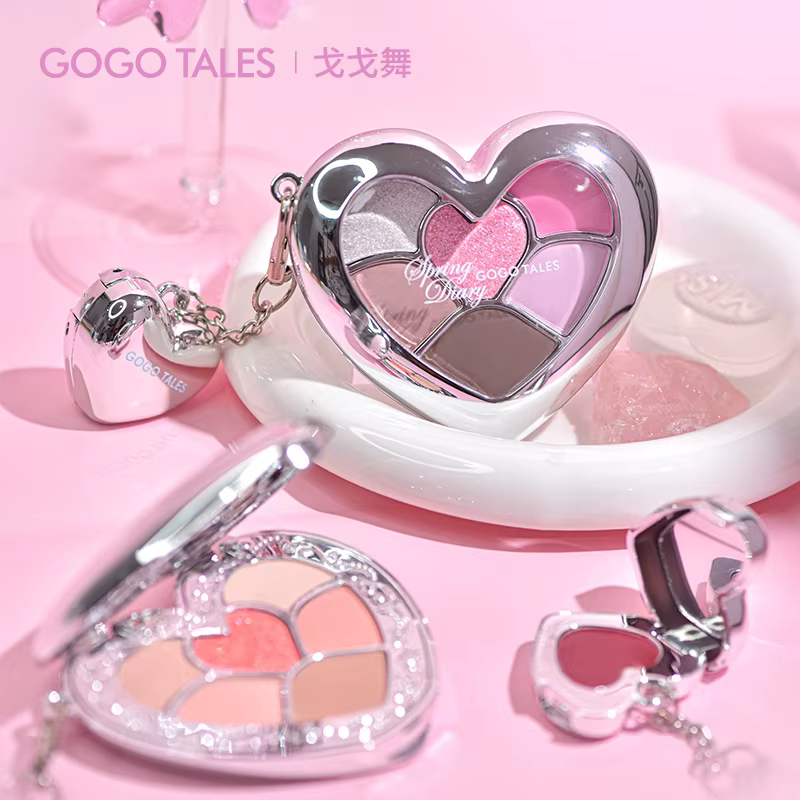 Gogotales Palette d'ombres à paupières finition mate veloutée vernis à lèvres maquillage léger quotidien mat pur