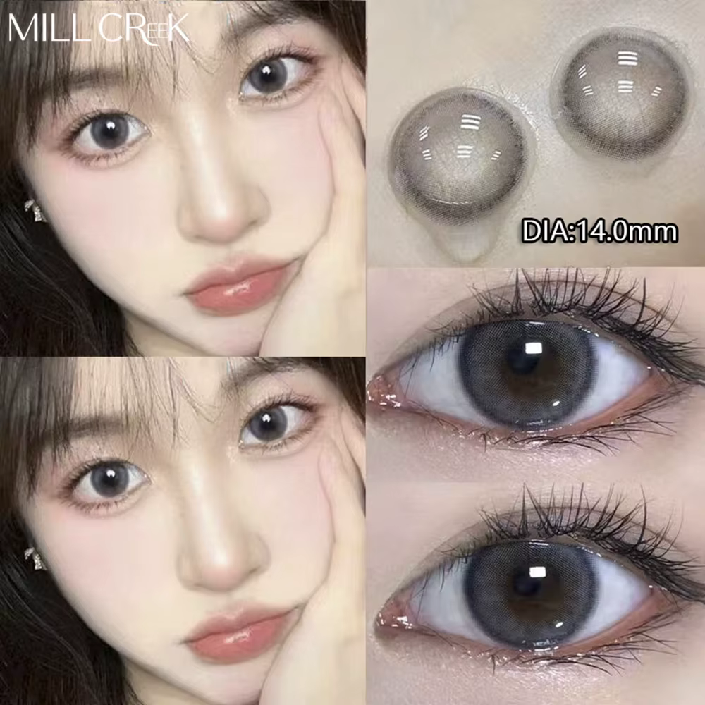 MILL CREEK 2 pièces lentilles de Contact yeux naturels avec myopie Prescription