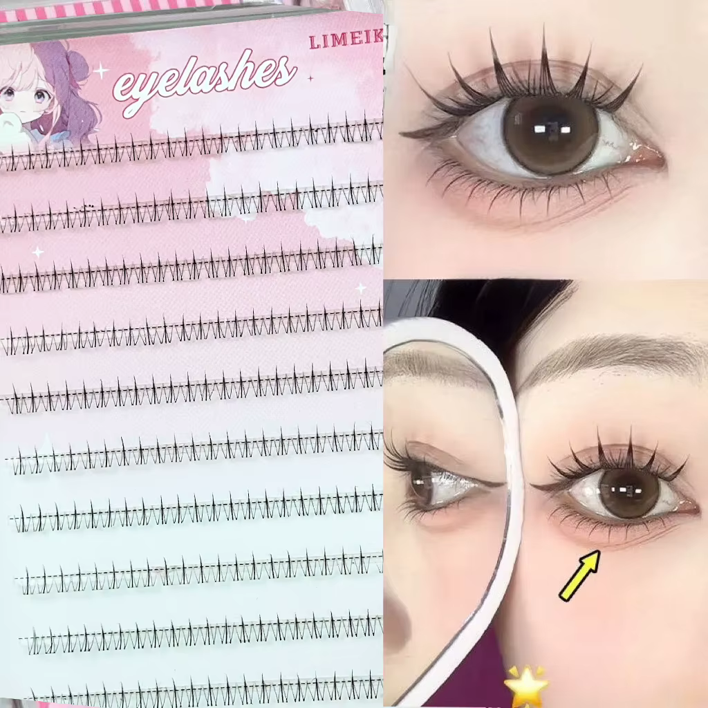 240 bouquets de petites mèches de cils