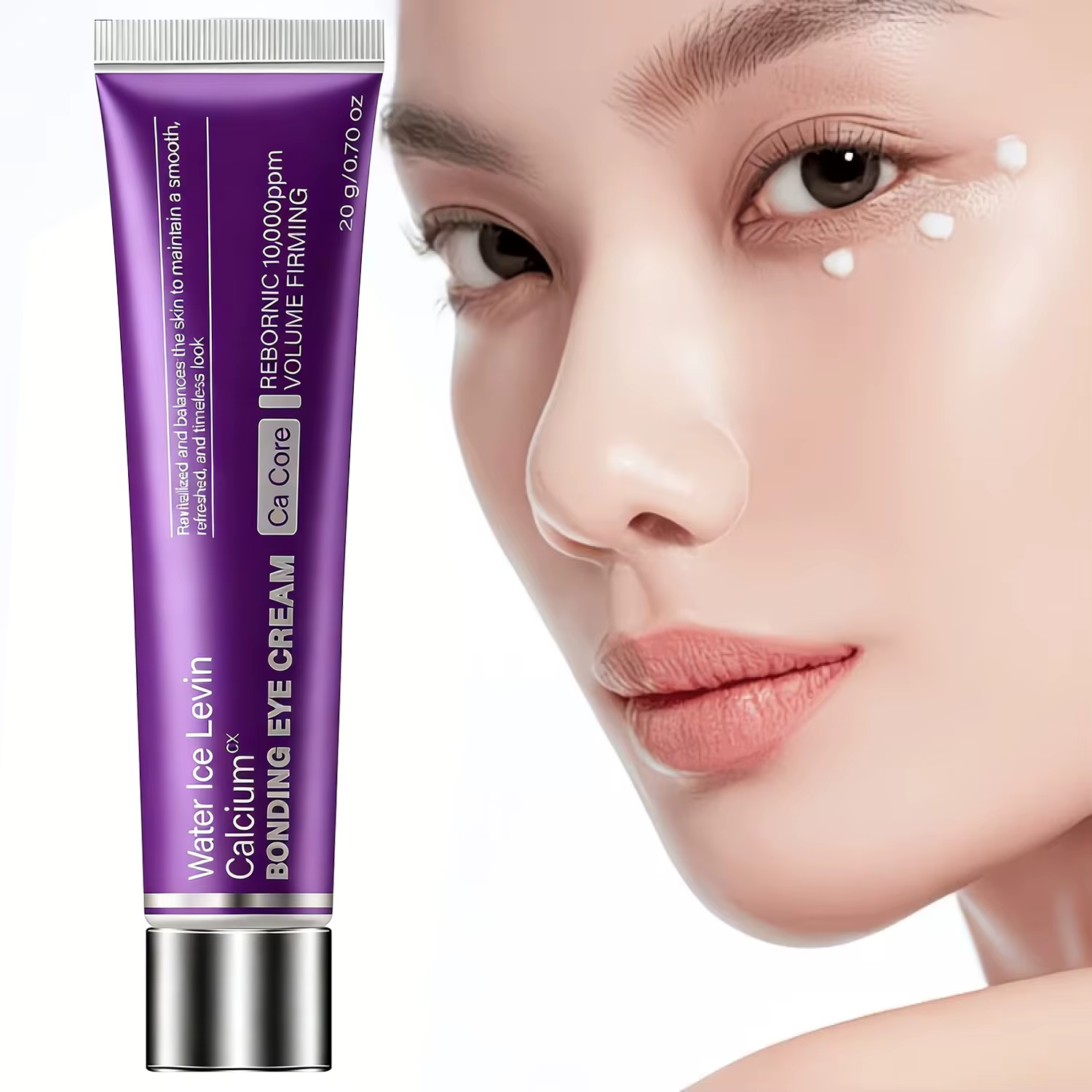 Water ice levin Crème Contour des Yeux au Rétinol Raffermissante Hydratante Anti-Âge à l'Acide Hyaluronique Collagène Volume Revivifiant