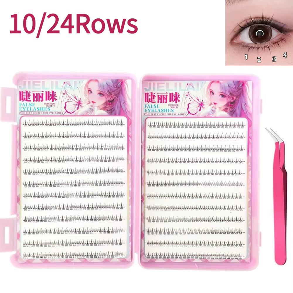 Cils inférieurs effet flamme
