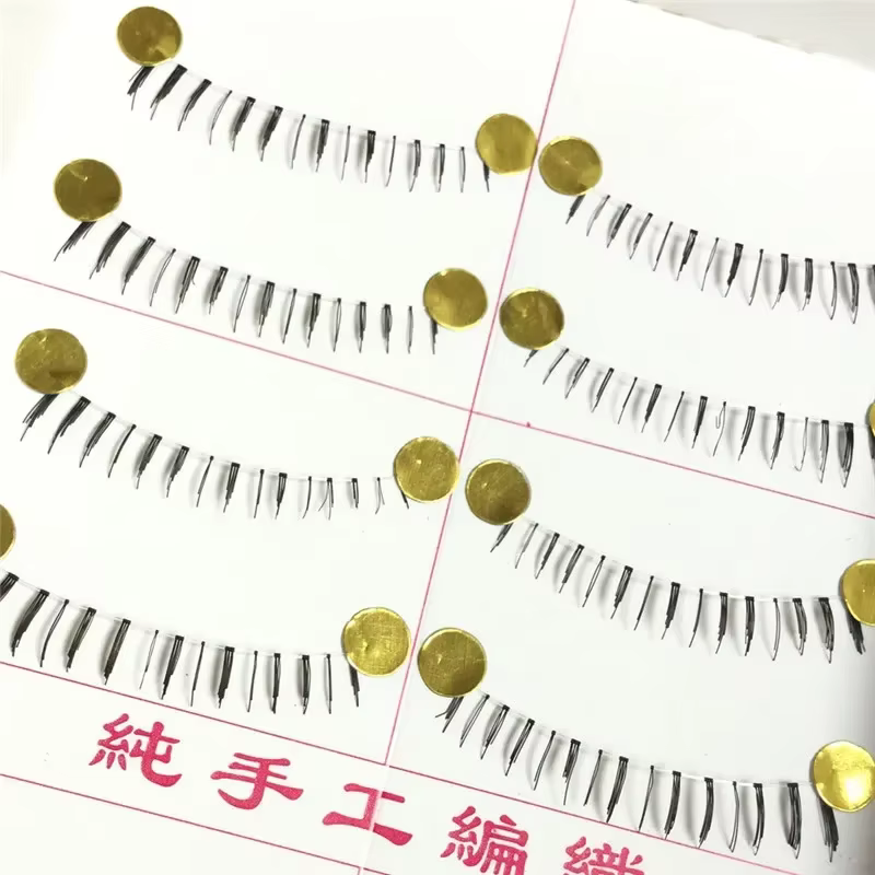 10 paires de cils inférieurs Pack différents Styles sous les cils cils inférieurs doux à la main bande transparente cils inférieurs