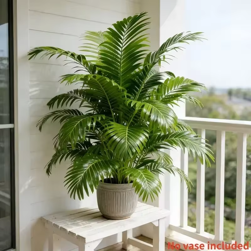 2026-1Pc Plante artificielle Areca Palmier à 12 têtes, faux palmier pour la décoration intérieure de la maison et du bureau