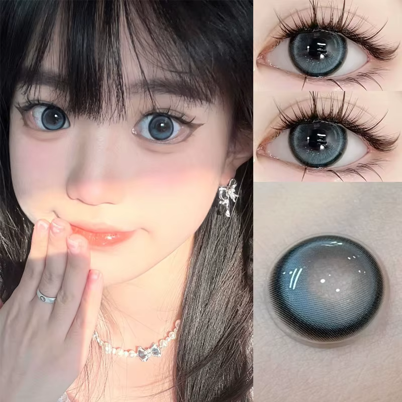 YIMEIXI 1 paire de lentilles de Contact de couleur myopie pour les yeux