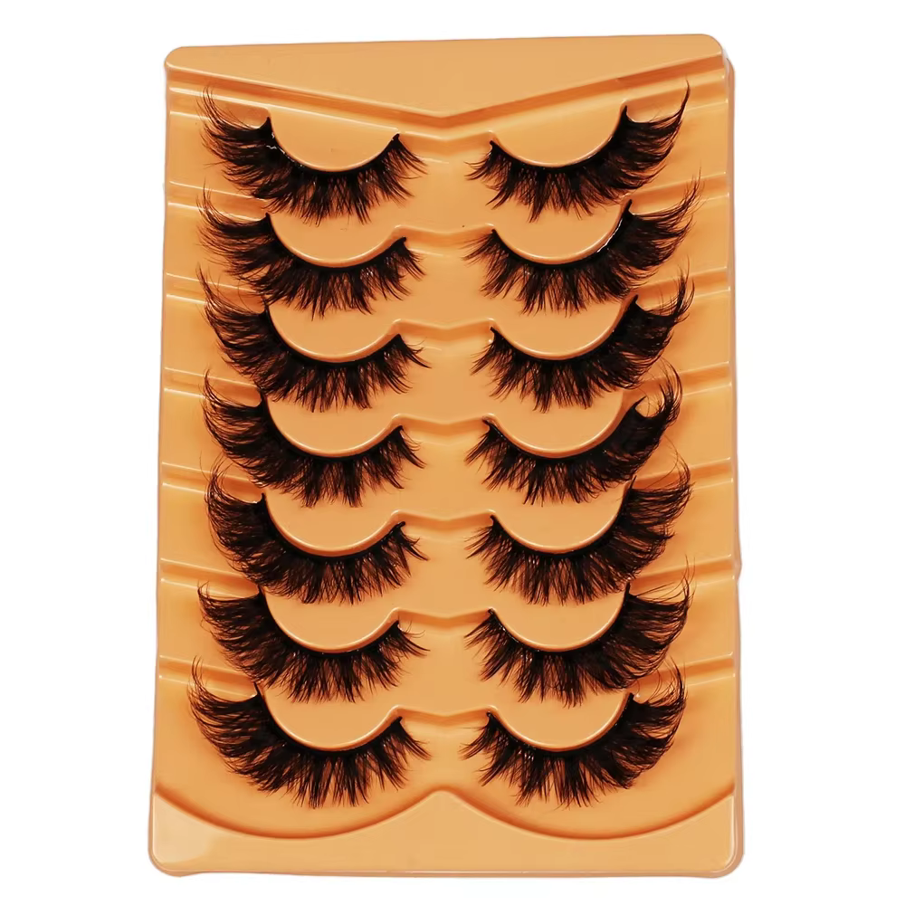 Faux cils longs et moelleux pour l'allongement et l'amélioration des yeux