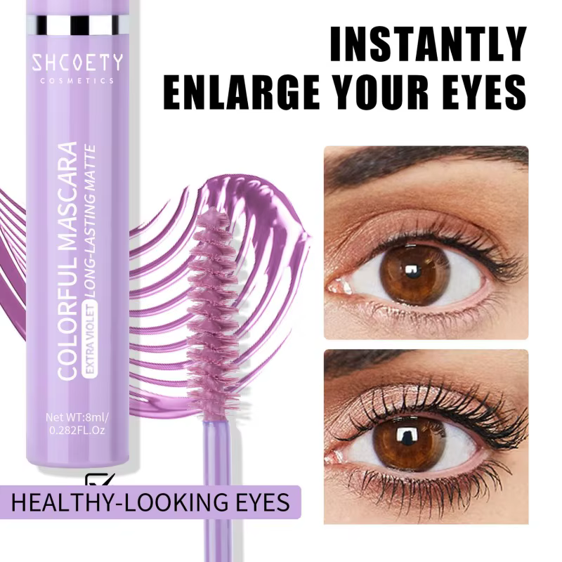 Mascara coloré, imperméable et sans taches