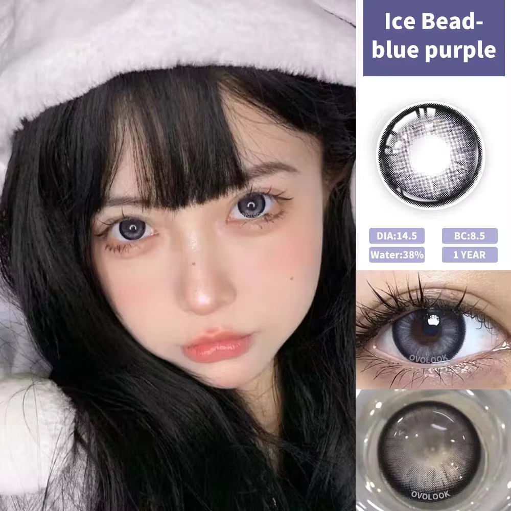 1 paire de lentilles de Contact Super naturelles pour les yeux