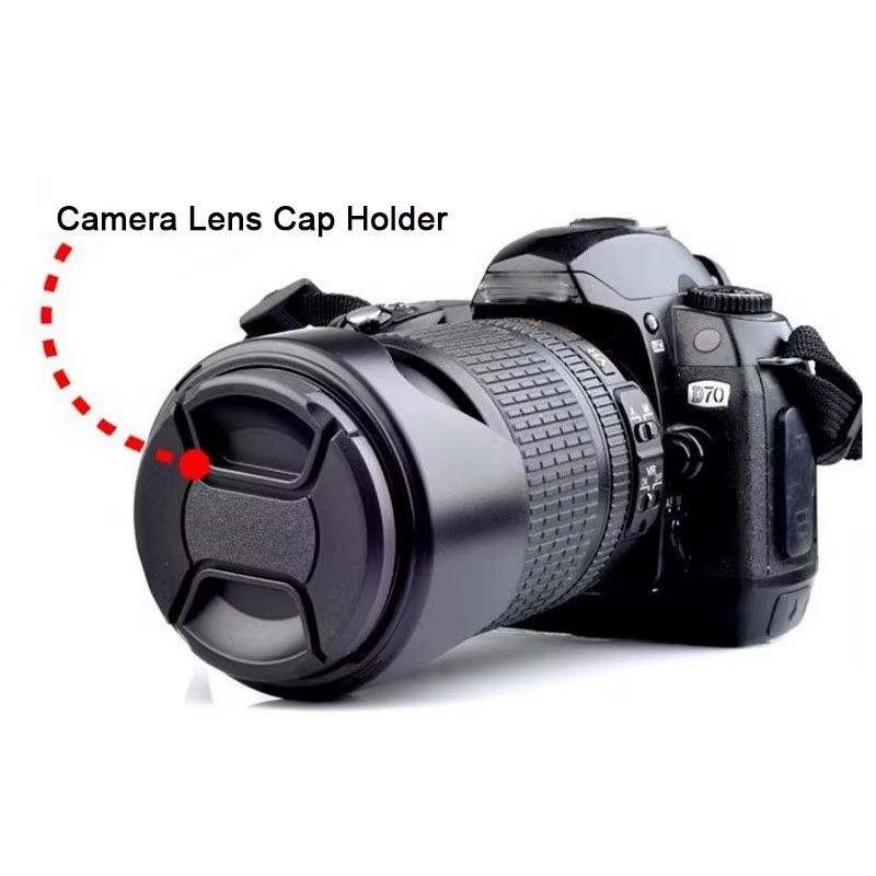 Capuchon d'objectif d'appareil photo de haute qualité 49mm 52mm 55mm 58mm 67mm 72mm à clipser pour objectif avant