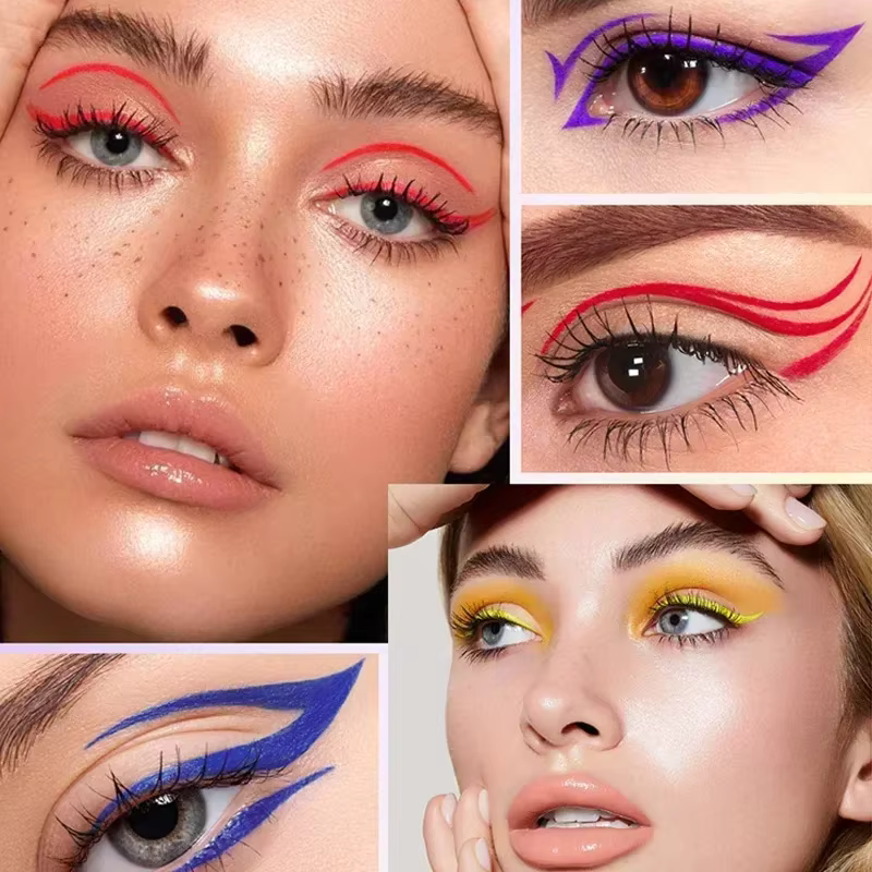 Crayon pour les yeux coloré à séchage rapide