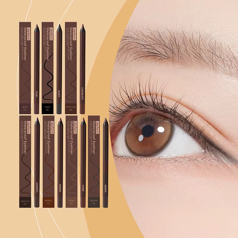 Eyeliner prune pour les yeux verts/bleus/marrons