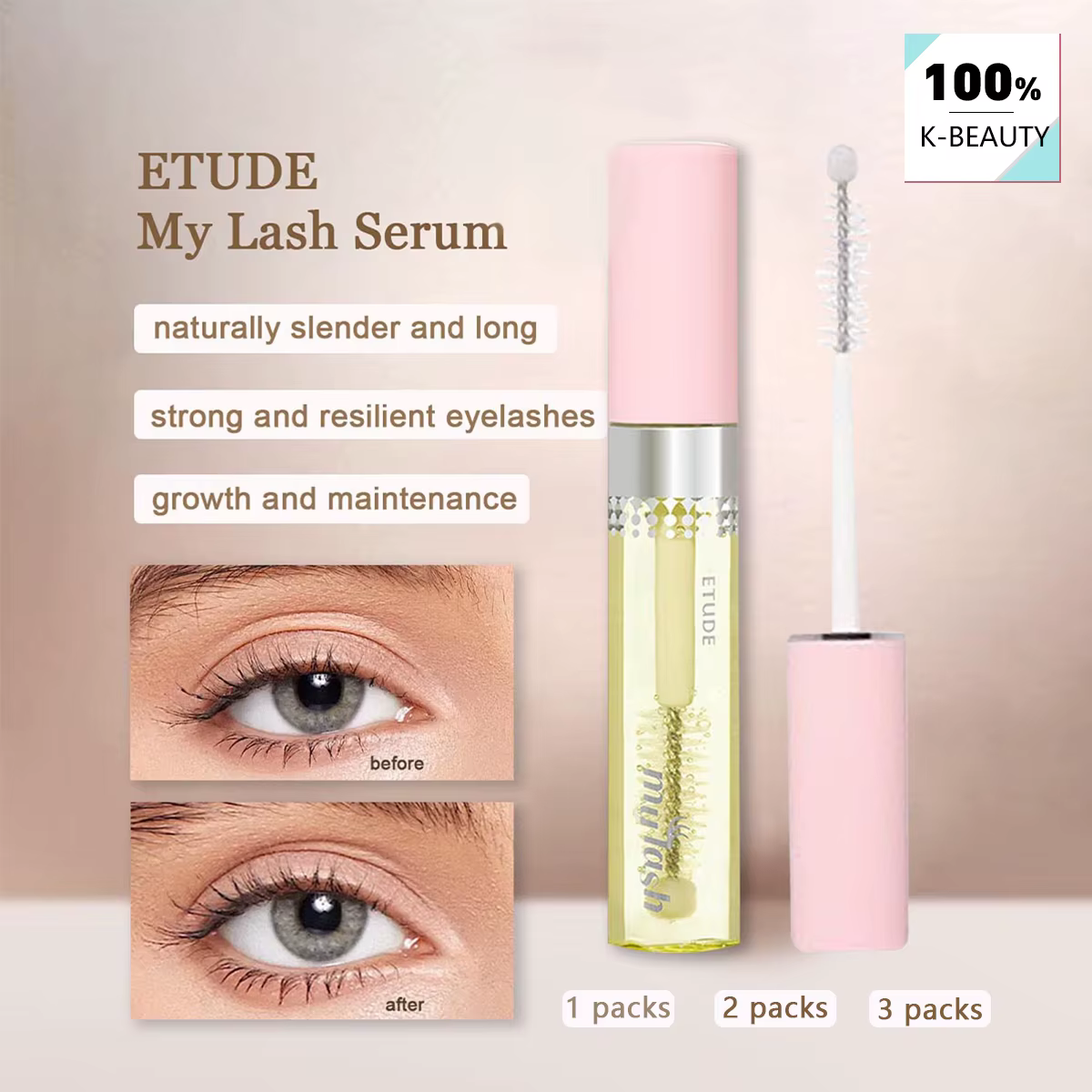 Sérum pour cils ETUDE, soin et nutrition des cils