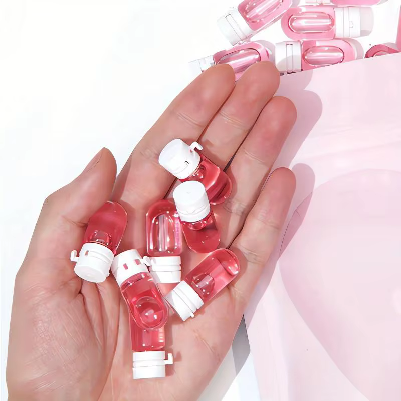 Bouteilles transparentes portables anti-fuite de 2 ml pour démaquillant, essentielles pour les voyageurs, lot de 10 pièces