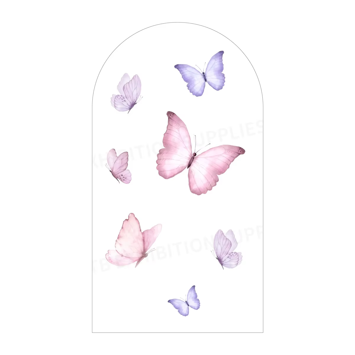 VIKAMA festif arc toile de fond couverture fleur papillon personnalisé décoration toile de fond mariage, anniversaire arc fête arrière-plans