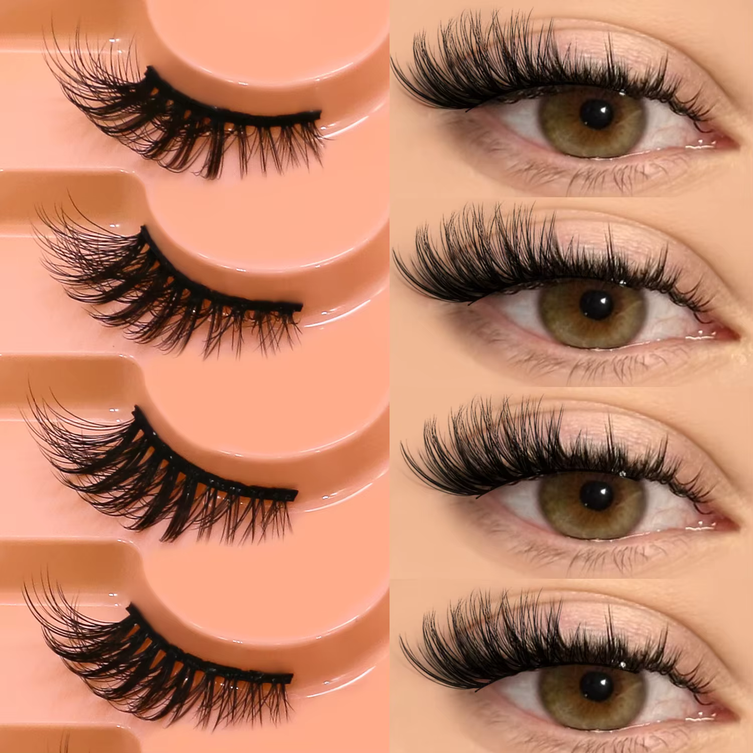 VELTRINAY Demi-cils Faux cils yeux de biches