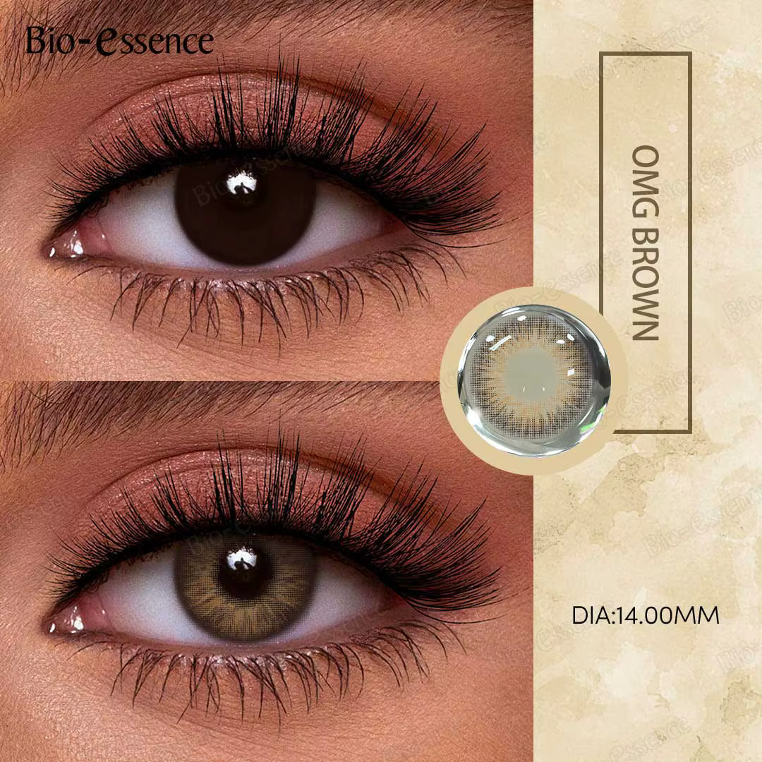 2025 nouvelles lentilles de Contact de couleur naturelle bio-essence pour les yeux 1 paire