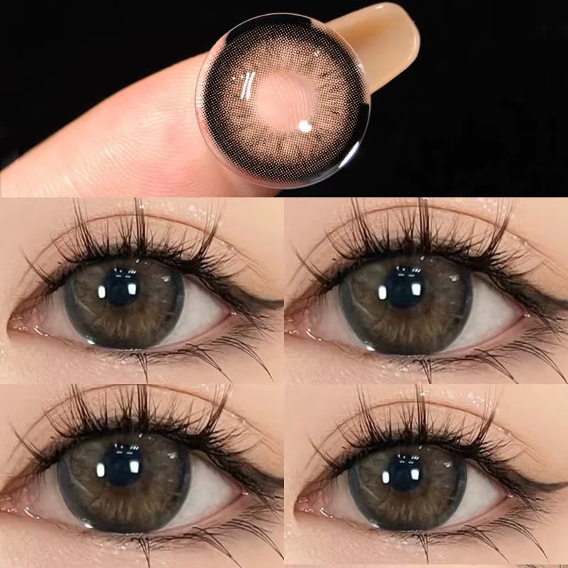 1 paire de lentilles de Contact de couleur pour les yeux