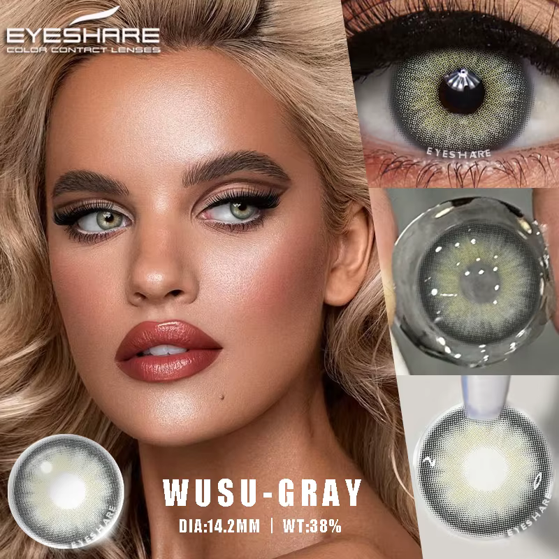 EYESHARE 1 Paire de Lentilles de Contact Colorées Marron