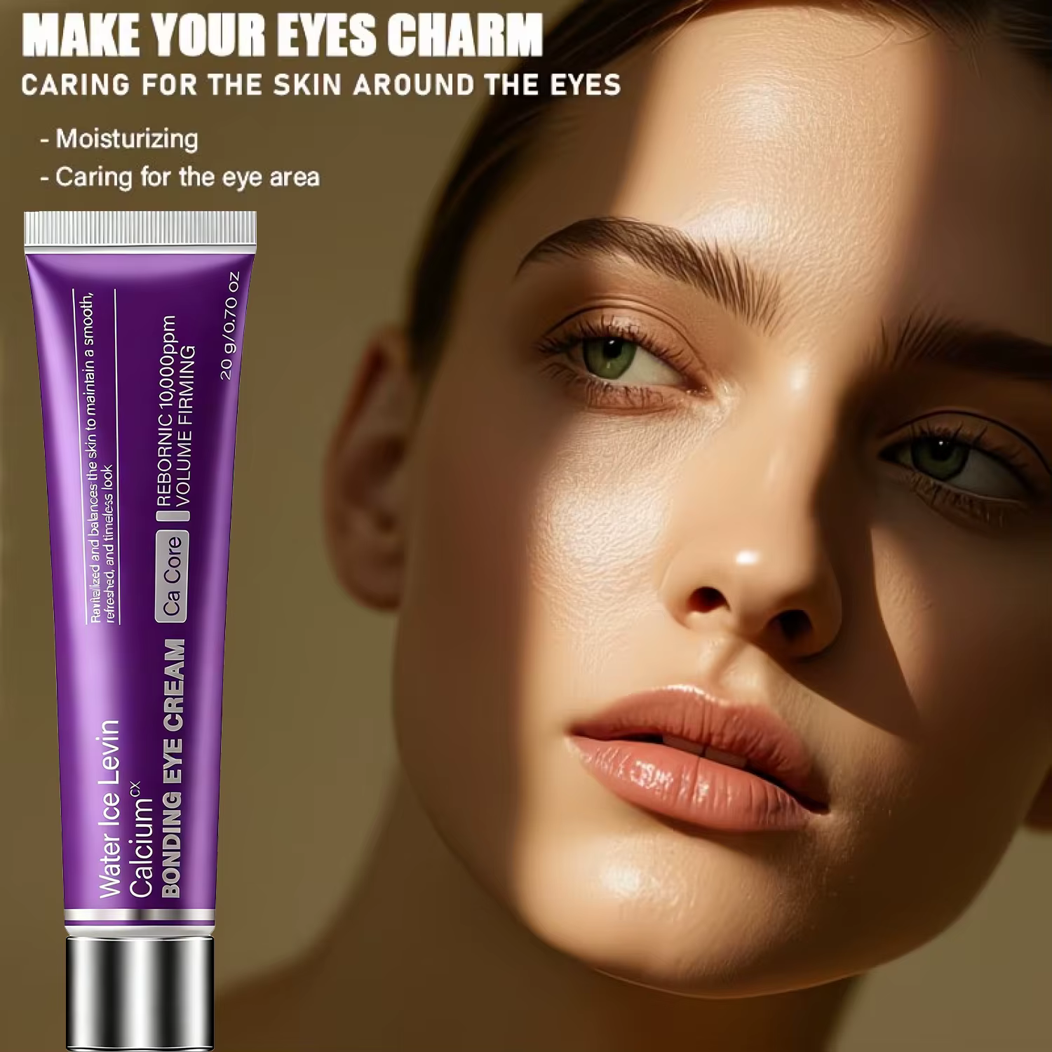Water ice levin Crème Contour des Yeux au Rétinol Raffermissante Hydratante Anti-Âge à l'Acide Hyaluronique Collagène Volume Revivifiant