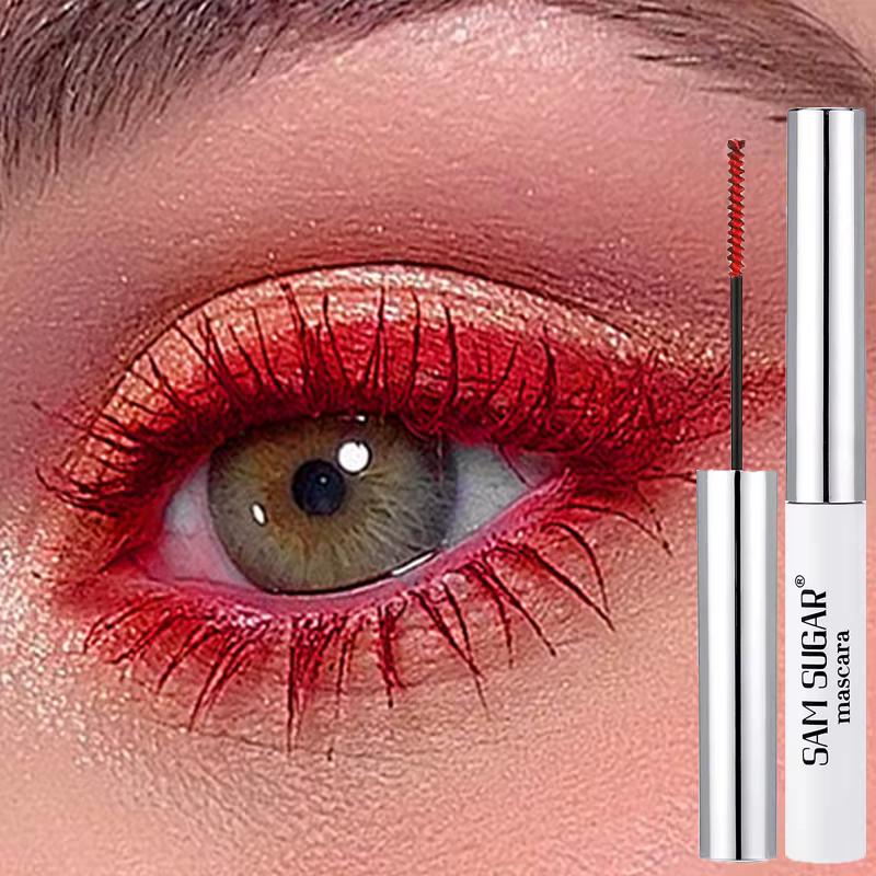 Mascara à friser coloré