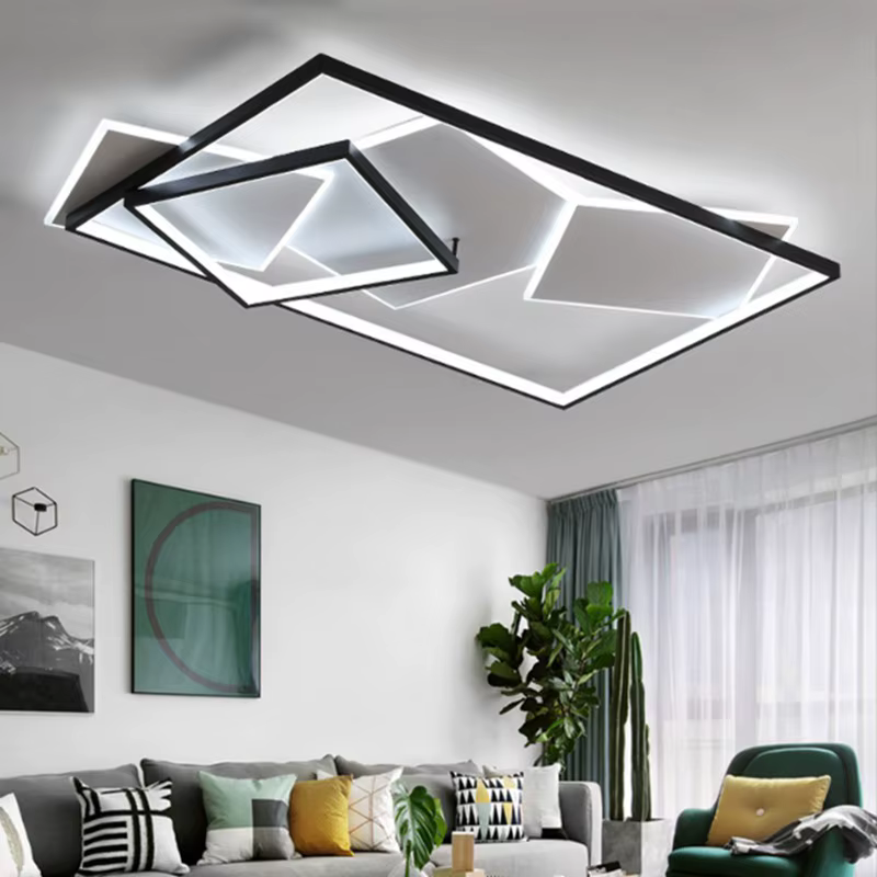 Moderne salon plafonnier mode Simple chambre appartement lustre créatif Intelligent LED intérieur Becoration lampes