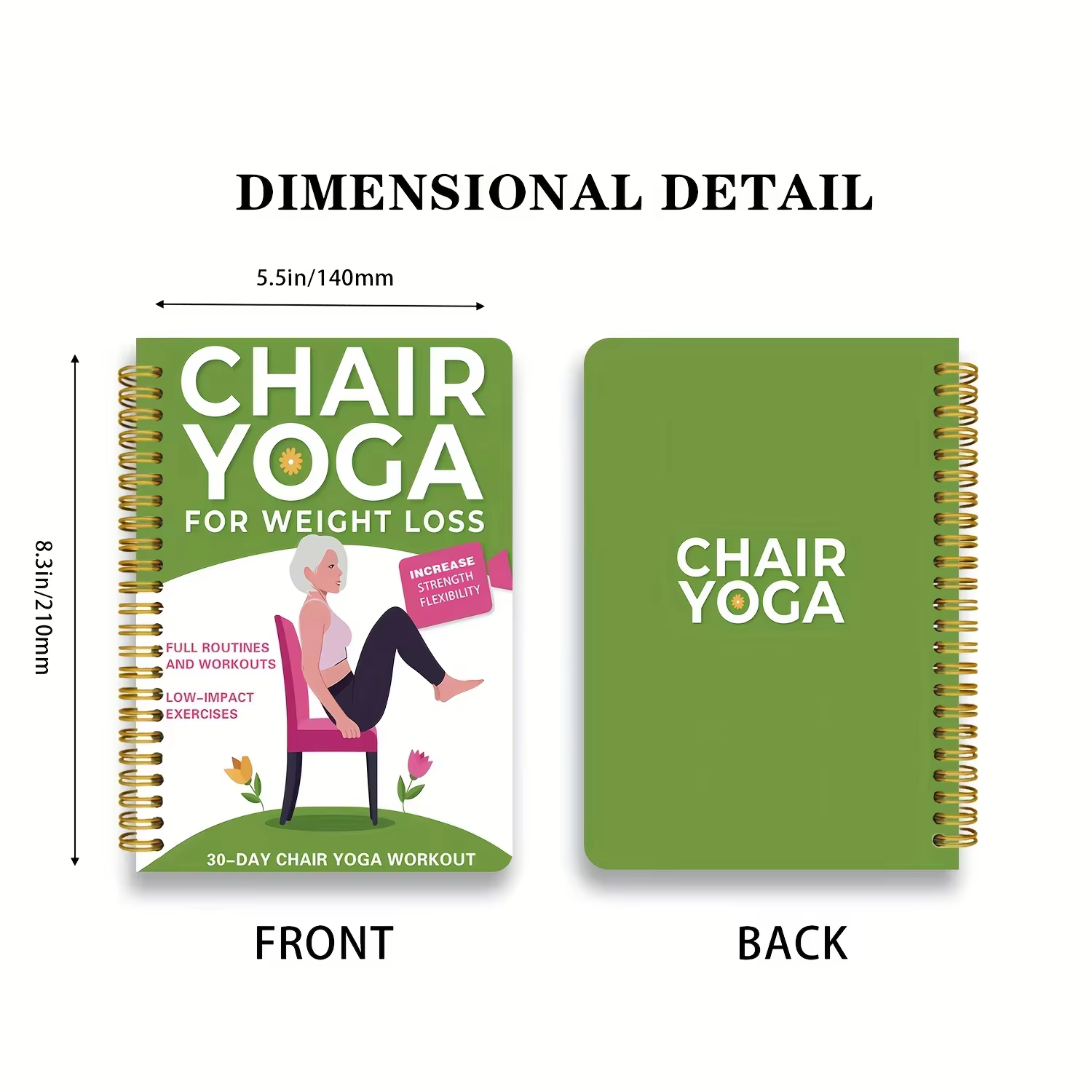 Chaise de yoga pour perdre du poids : une collection de 40+ exercices à faible impact pour les personnes âgées et les débutants pour perdre du poids pendant assis