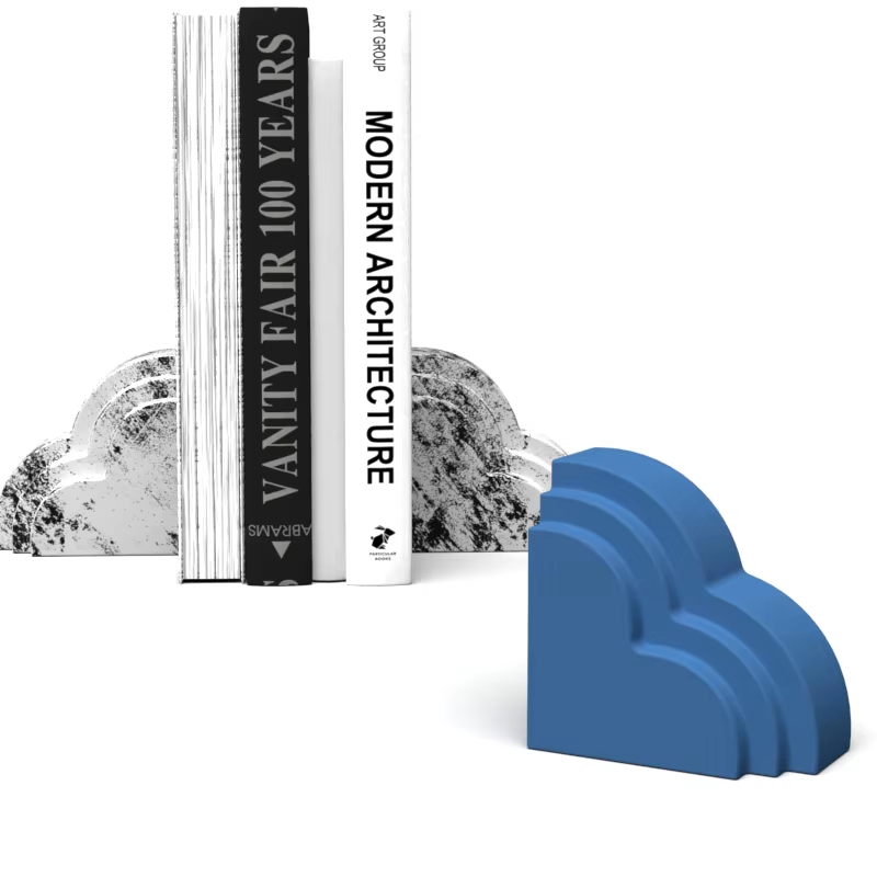 Presse-livre en béton, moule en Silicone, étagère créative en ciment de gypse, bricolage, Support de table, moules de décoration