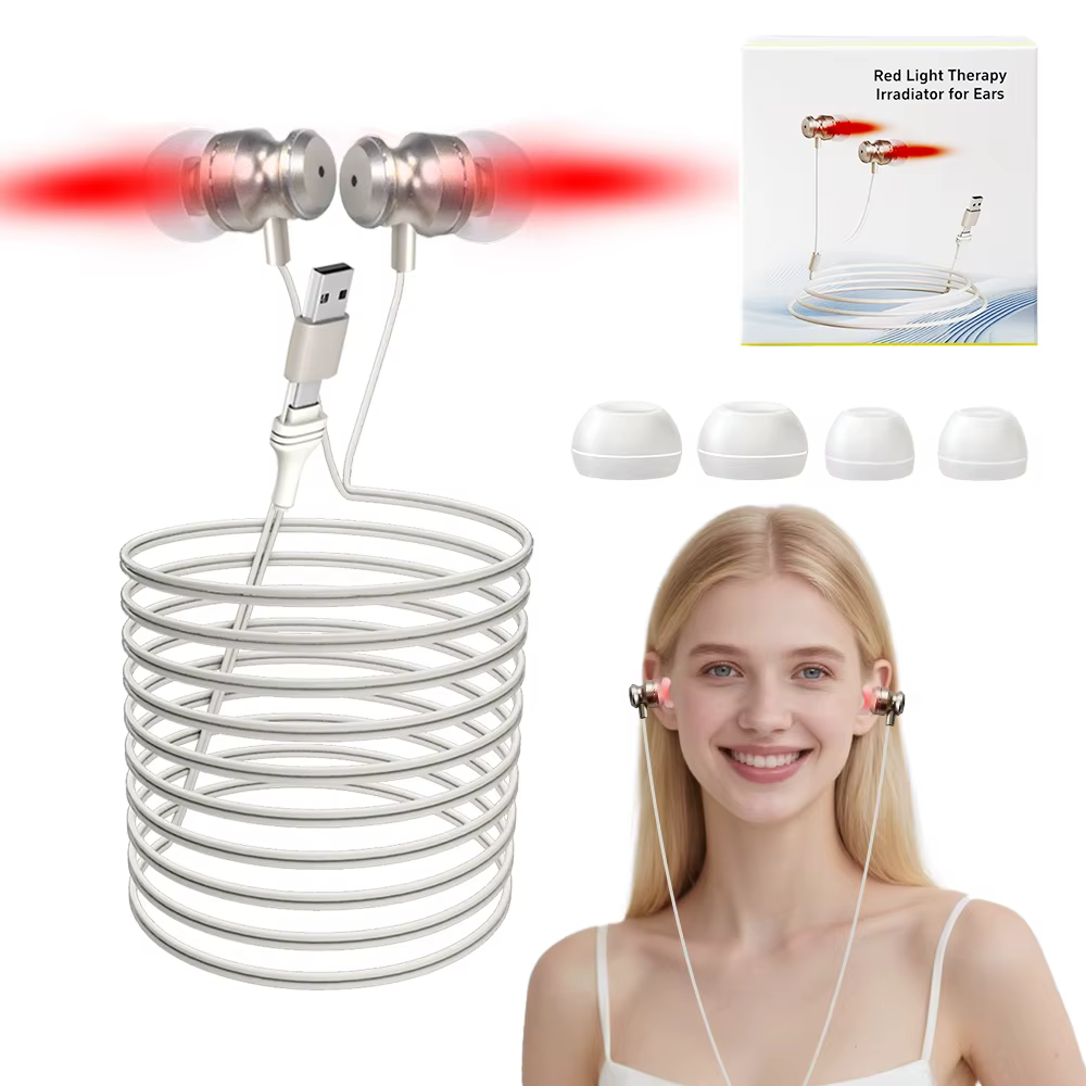 Appareil d'irradiation nasale LLLT portable à impulsions basse fréquence pour le soulagement de la rhinite, du nez qui coule et des éternuements à domicile