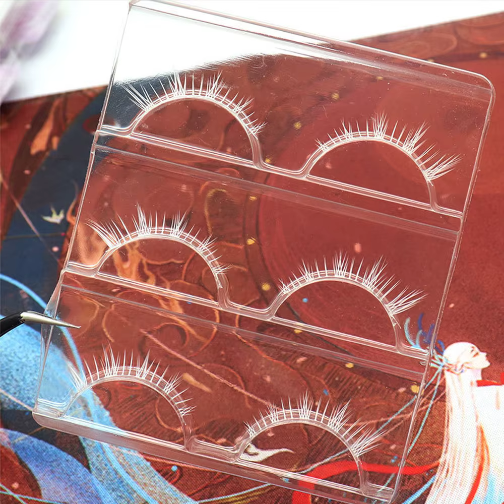3 Paires de Cils Astronomiques 3D Blancs