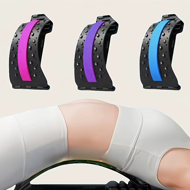 Écarteur de dos réglable sur 3 niveaux pour soulager les douleurs lombaires. Planche de décompression lombaire, dispositif de décompression de la colonne vertébrale. Massage pour la scoliose