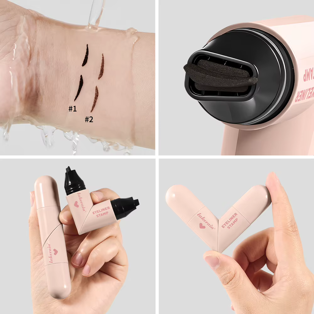 Crayon Eyeliner, tampon Eyeliner intégré