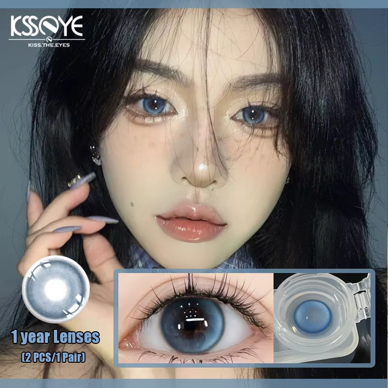 KSSEYE 1 paire de lentilles de Contact de couleur myopie pour les yeux mode haute qualité beauté élève étudiant cosmétiques colorés nouveau expédition rapide