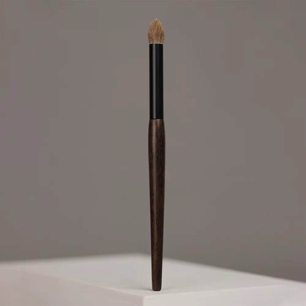 Pinceaux de maquillage professionnels faits à la main en poils de chèvre naturels T123
